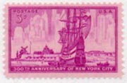 U.S. #1027 New York City MNH