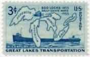 U.S. #1069 Great Lakes Transportation MNH