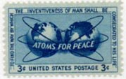 U.S. #1070 Atoms for Peace MNH