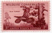 U.S. #1077 Wildlife Conservation - Turkey MNH