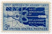 U.S. #1092 Oklahoma Statehood MNH