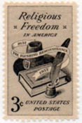 U.S. #1099 Religious Freedom MNH