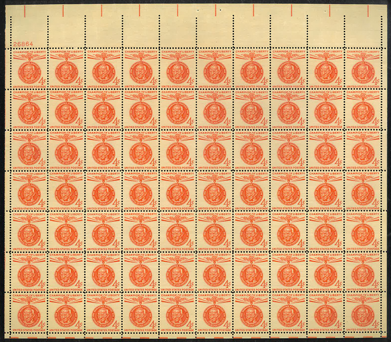 U.S. #1174 Gandhi 4c Pane of 70