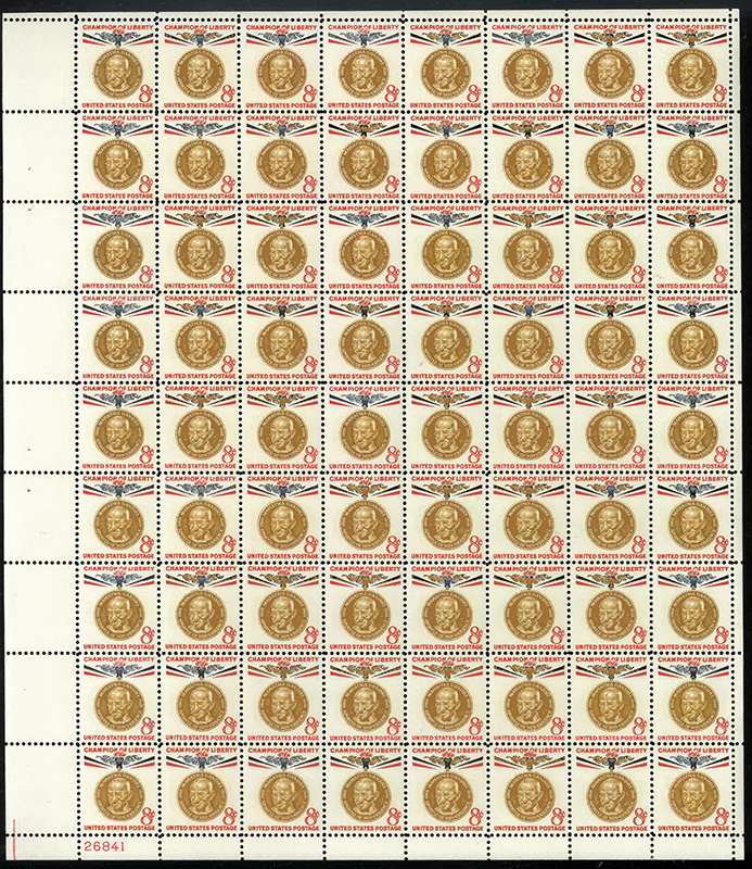 U.S. #1175 Gandhi 8c Pane of 72