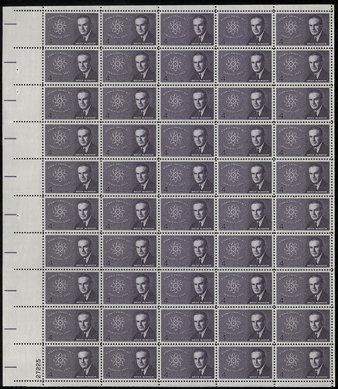 U.S. #1200 Brien McMahon Pane of 50