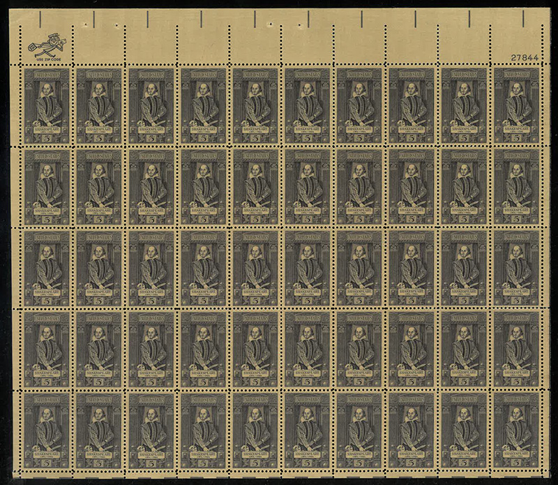 U.S. #1250 William Shakespeare Issue