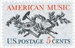 U.S. #1252 American Music MNH