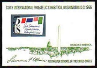 U.S.  #1311 SIPEX Souvenir Sheet