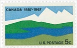 U.S. #1324 Canada Centenary MNH