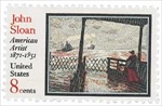 U.S. #1433 John Sloan, Artist MNH