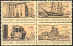U.S. #1443a Historic Preservation Block of 4 MNH