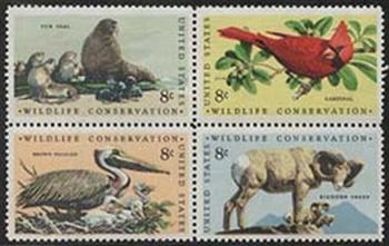 U.S. #1467a Wildlife Conservation Block of 4 MNH