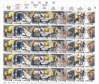 U.S. #1498a Postal Workers
