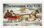 U.S. #1551 Currier & Ives Christmas1974 MNH