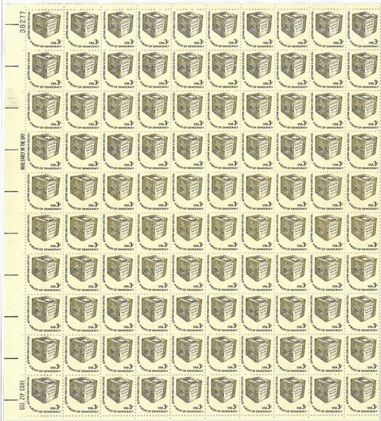 U.S. #1584 3c Ballot Box