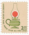 U.S. #1611 $2 Kerosene Table Lamp MNH