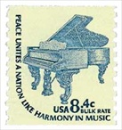 U.S. #1615C 8.4c Piano Coil MNH