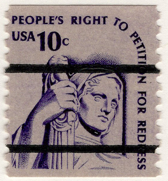 U.S. #1617a 10c Justice Coil MNH