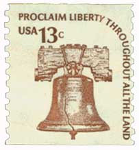 U.S. #1618 13c Liberty Bell Coil MNH