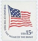 U.S. #1618C 15c Flag Coil MNH