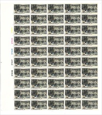 U.S. #1703 Christmas - Traditional 1976 (block tagging)