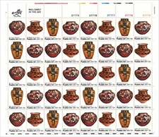 U.S. #1709a Pueblo Pottery