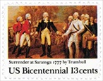 U.S. #1728 Surrender at Saratoga MNH