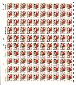 U.S. #1730 Christmas - Traditional 1977 Mint Sheet
