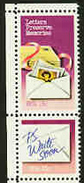 U.S.  #1810a  National Letter Writing Week Strip of 6
