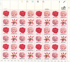 U.S. #1879a Flowers