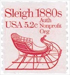 U.S. #1900 5.2c Sleigh Coil MNH