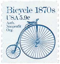 U.S. #1901 Bicycle 1870s