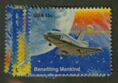 U.S. #1912-19 Space Achievement, 8 Singles MNH
