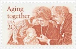 U.S. #2011 Aging Together MNH