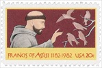 U.S. #2023 Francis of Asssis MNH