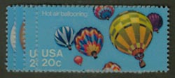 U.S. #2032-35 Balloons, 4 Singles