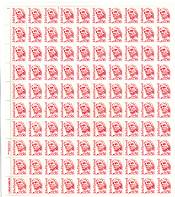 U.S. #2190 56c John Harvard Mint Sheet