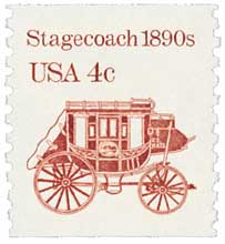U.S. #2228 Stagecoach 1890s