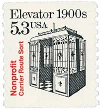 U.S. #2254 Elevator 1900s