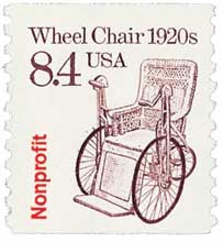U.S. #2256 Wheel Chair 1920s