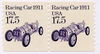 U.S. #2262 Racing Car 1911 coil Pair