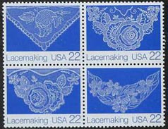 U.S. #2354a Lacemaking Block of 4 MNH