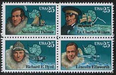 U.S. #2389a Antarctic Explorers Block of 4 MNH