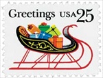 U.S. #2428 Christmas Sleigh MNH