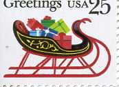 U.S. #2429 Christmas Sleigh MNH