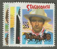 U.S. #2445-48 Classic Films, 4 Singles MNH