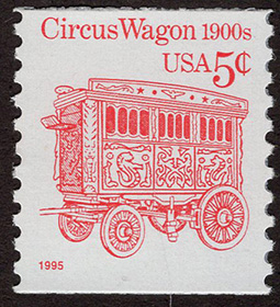 U.S. #2452D Circus Wagon 1900s