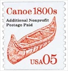 U.S. #2454 Canoe 1800s