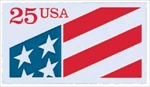 U.S. #2475 25c Flag - Plastic Test Stamp MNH