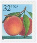U.S. #2487 32c Peach (from Booklet) MNH